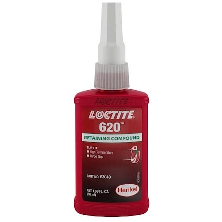 Henkel Anaerobic Retainer, Retaining Compound 620 50ML IDH 135514